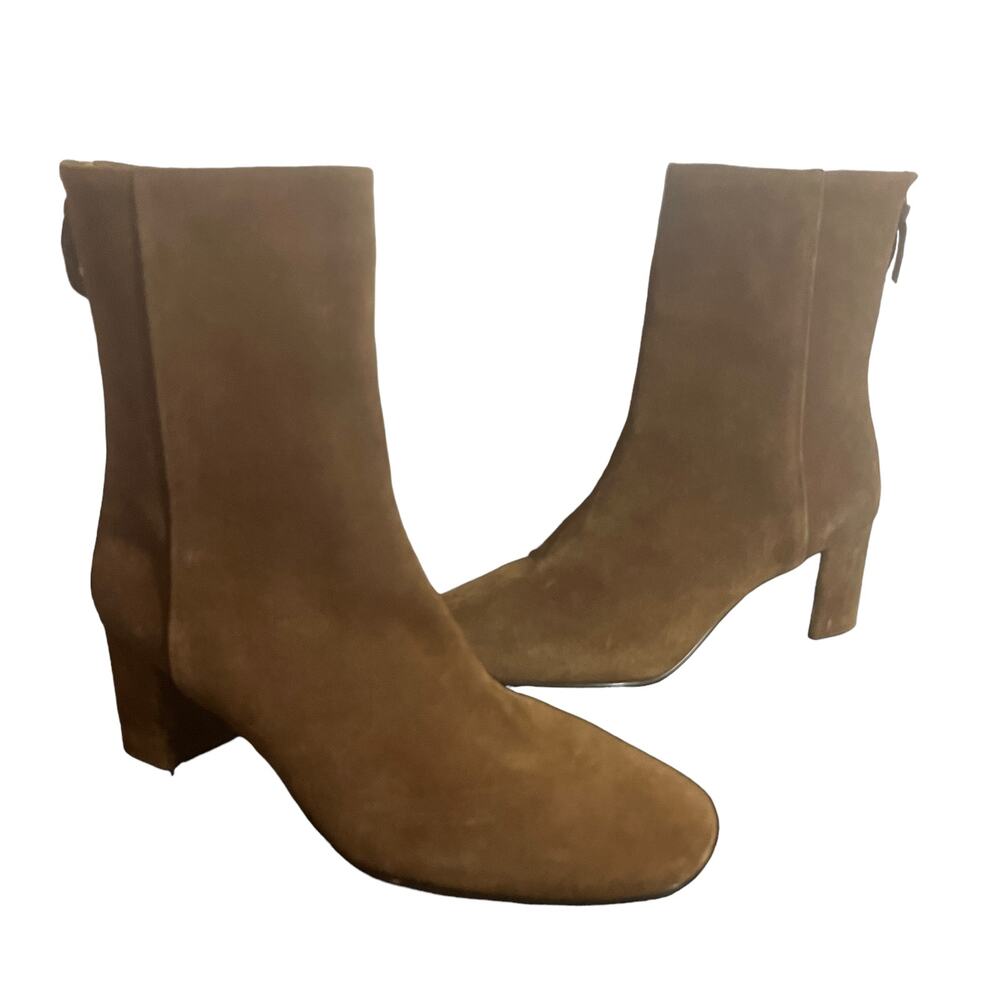 J. Crew Brown Suede Ankle Boots